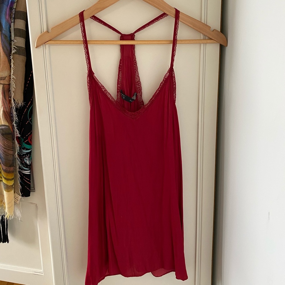 Zara Red Blouse Tank Top